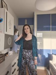 Pantalones 👖 palazzo de terciopelo 