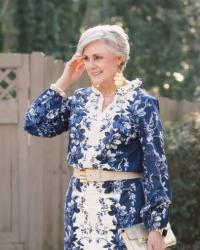 Bold color and pattern: the most flattering choice after 50