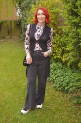 Tuxedo Cat Top + Style With a Smile Link Up