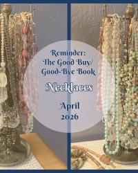 Reminder: The Good Buy/Good-Bye Book-Necklaces