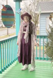 Adventures in Thrifting #24: Pink Floral Robe & What I Actually Wore for Easter