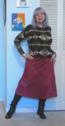 Mom-Day at Home in Rose Suede and Fringe