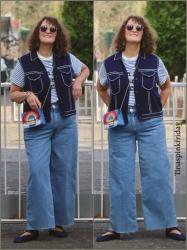 Blau im Trend 2026 – mein Frühlingslook mit Denim und Streifen