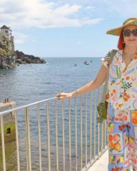 Fruit Print Shirt and Trousers + Style With a Smile Link Up