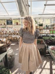 Inspelning, födelsedagsmiddag och siden