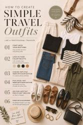 How To Create Simple Travel Outfits Like A Professional Traveler!