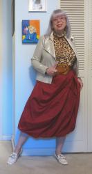 Monday Leopard, Red Pouff and Space 