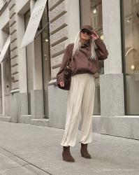 Soft Beige & Brown