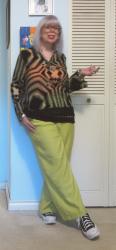 Bigass Weekend Wrap-Up: Friday Optic Chartreuse; Neon Camo Lunch; My Dazzling Coat of Many Colours at Joseph!