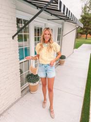 Levi’s Cinch Waist Shorts