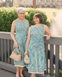 The Mother’s Day Dress: How One Paisley Fit & Flare Looks on Petite and Regular