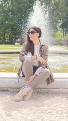 PALAZZO REALE. TURÍN. LOOK CAQUI