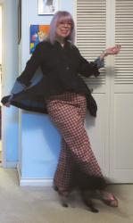Denim Fins and Pink Plaid