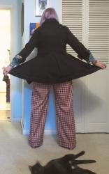 Denim Fins and Pink Plaid