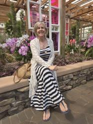Denim Jacket Alternative with Maxi Dress
