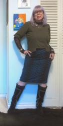 Teal Leopard, Studs and Olive