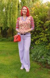 Colourful Leopard Print and Stripes + Style With a Smile Link Up