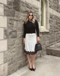 Polka dots midi