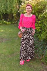 Hot Pink and Leopard Print + Style With a Smile Link Up