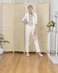 Spring and Summer Special Occassions-White on White w/ sequins