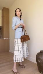 Blue and Brown