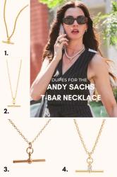 Andy Sachs T-bar necklace dupes