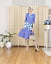 Periwinkle Blue knit dress 