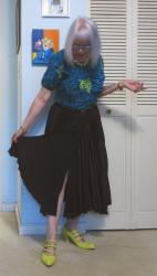 Neon, Leopard and Black Pleats