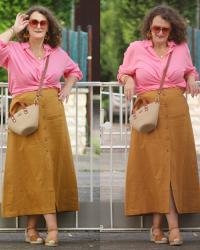 Pink & Karamell– die perfekte Sommer-Kombi aus Leinen