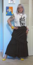 Bigass Weekend Wrap-Up: Friday Taffeta and Daisies; Brunch and Winesday in Pink and Orange