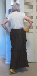 Bigass Weekend Wrap-Up: Friday Taffeta and Daisies; Brunch and Winesday in Pink and Orange