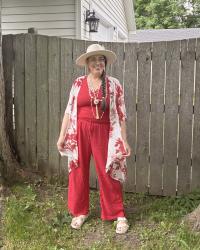 A Red and White Outfit for Canada Day