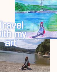 Stari Grad, Travel with my art #53 & Fashion Illustration 