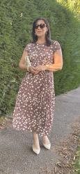   Mink Polka Dots from M&Co - Chic & Stylish Linkup. 