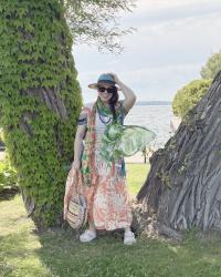 Adventures in Thrifting Part 26: Crazy Orange Culottes & Spread The Kindness Link Up On the Edge #815