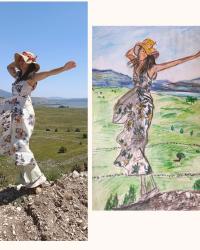 Fashion Illustration, Blidinje Nature Park in Herzegovina 