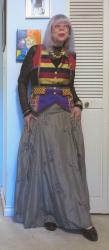 Swooshy Skirt and a Patchwork Vest, Bonus Book Club Pictures