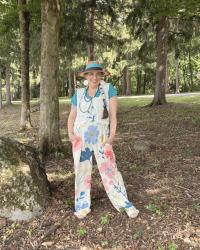 Adventures in Thrifting Part 29: The Best Jumpsuit Ever & Spread the Kindness Link Up On the Edge #817