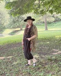 Adventures in Thrifting Part 30: Another Jumpsuit & Spread the Kindness Link Up On the Edge #818