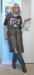 Mom-Day Clash in Leopard and Green