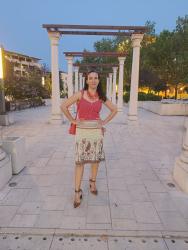 A Red Dress 2 Ways (Fashion Illustration Wednesday )