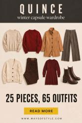 How To Build a 25 Piece Quince Winter Capsule Wardrobe for 2026!