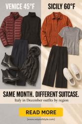 Italy In December Outfits: What To Wear In The North, Center, And South