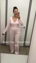 Ballet Top and Flare Pant Set at Walmart under $20!