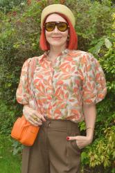 Transeasonal Outfit in Autumnal Shades + Style With a Smile Link Up