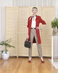 Red Duster Coat for the Bridge Season