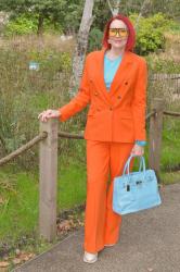 Orange and Turquoise + Style With a Smile Link Up