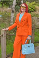 Orange and Turquoise + Style With a Smile Link Up