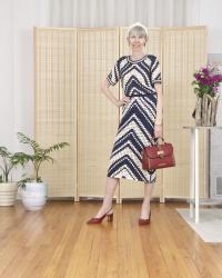 Navy and White  Crochet  Coordinates
