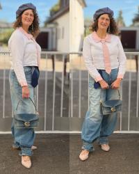 Wie viel Rosa verträgt ein Jeans-Outfit?